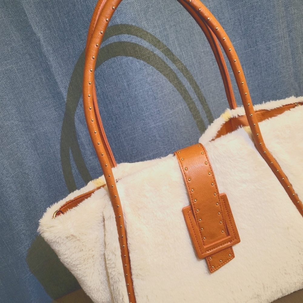 FFC New york lawrence shearling tote